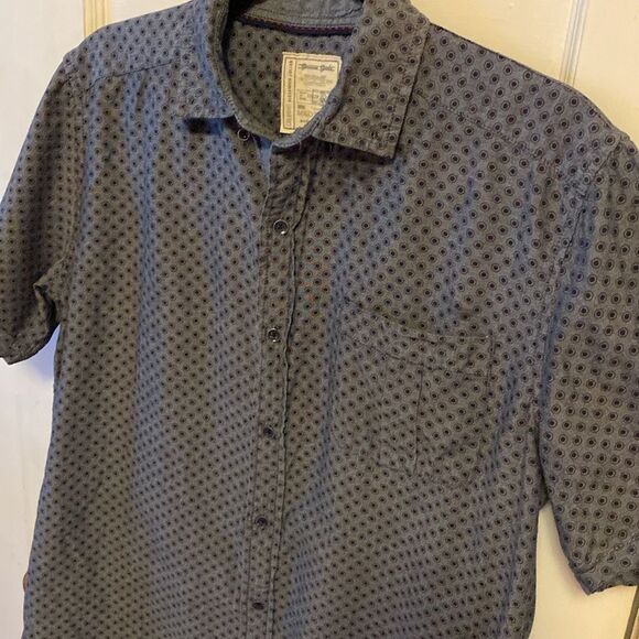 Alexander Julian Colours Mens Short Sleeve Button Up Size Medium - Picture 3 of 7